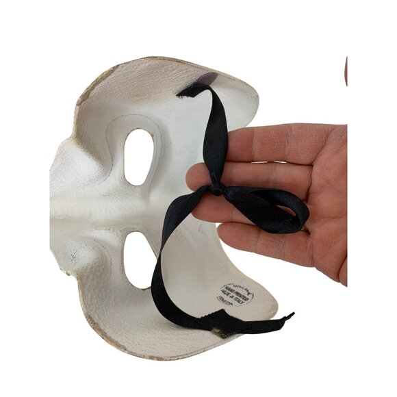 VTG Handmade Casanova Long Nose Venetian Mask Masquarade Music Gold N10103 - Picture 7 of 9